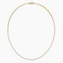 16 inch lab grown diamond tennis necklace in 14K yellow gold from Delux Jewelry
