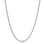 16 inch lab diamond tennis necklace in 14K white gold, Delux Jewelry fine jewelry