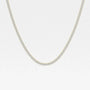 14K yellow gold lab grown diamond tennis necklace, 20 inch, Delux Jewelry