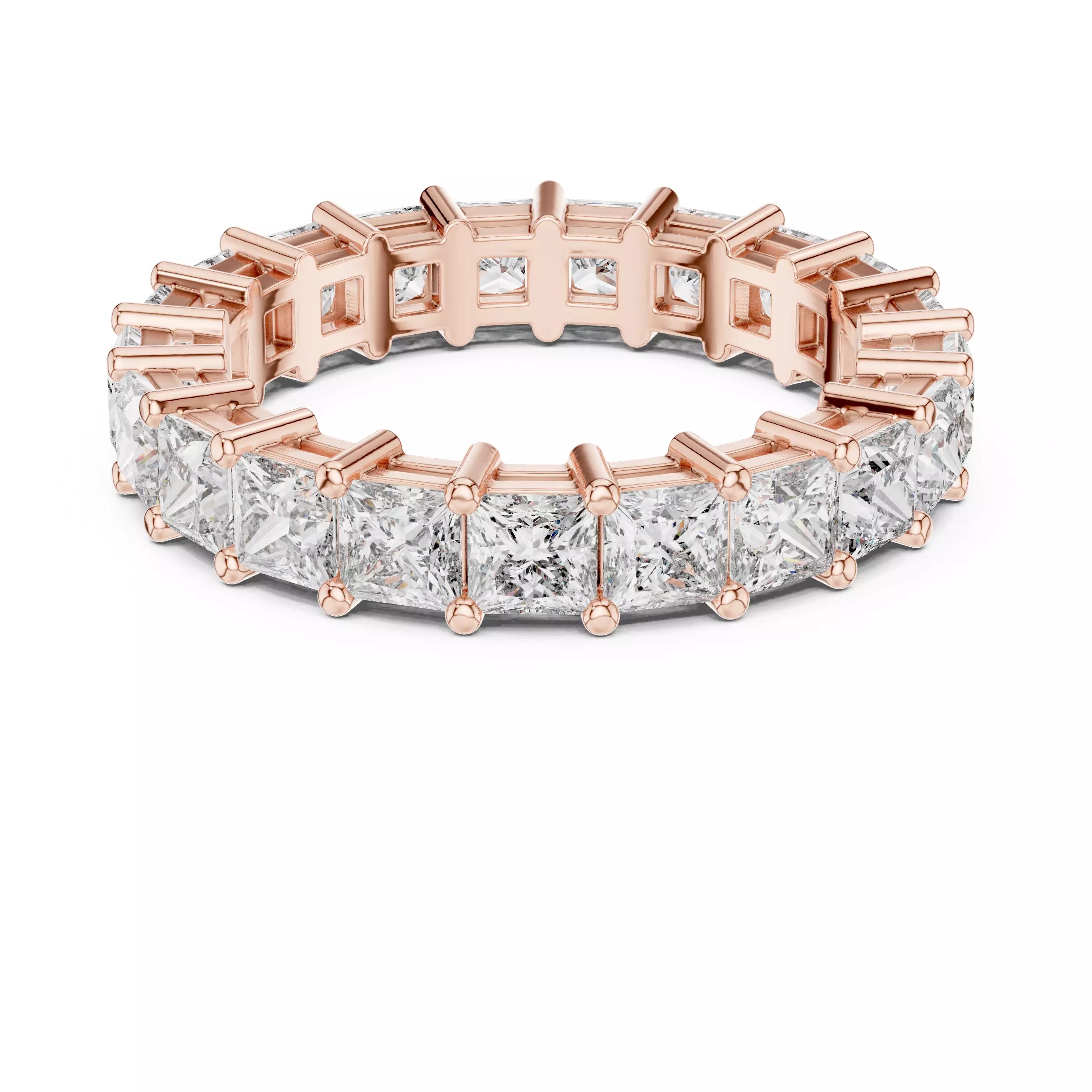 Princess Cut Diamond Eternity Band