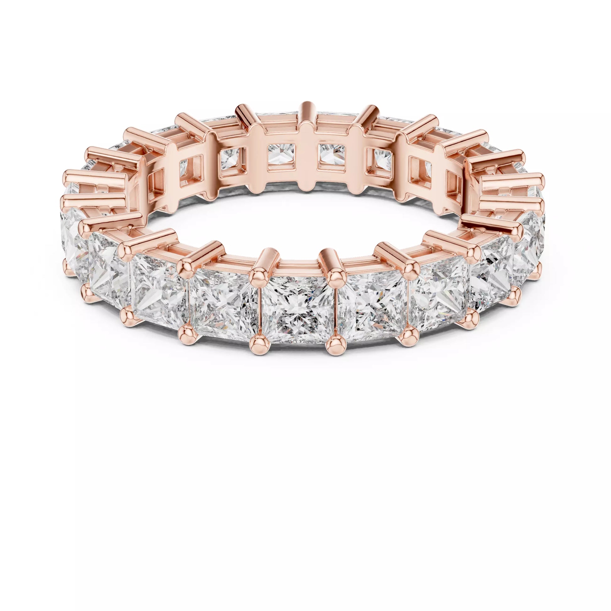 Princess Cut Diamond Eternity Band