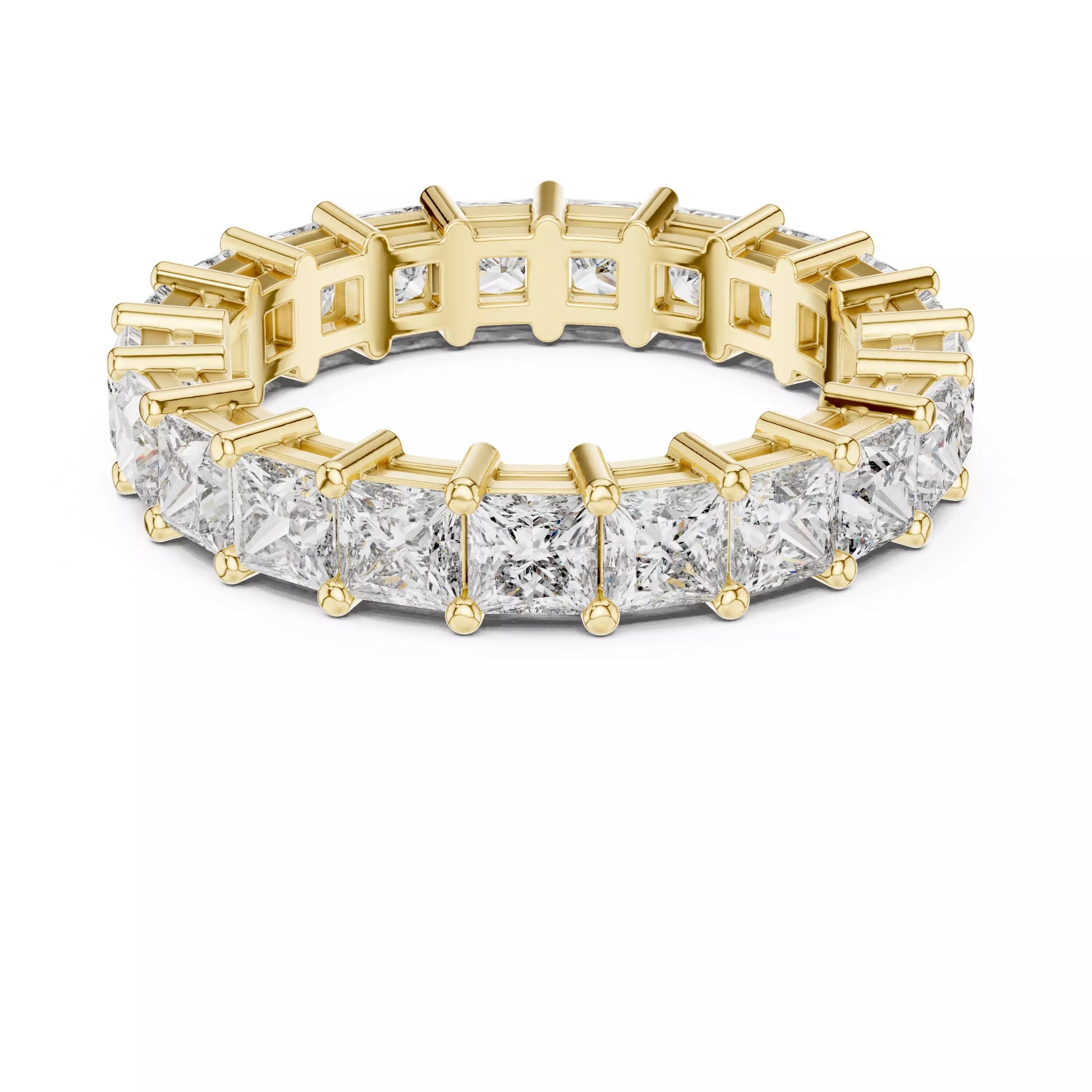 Princess Cut Diamond Eternity Band