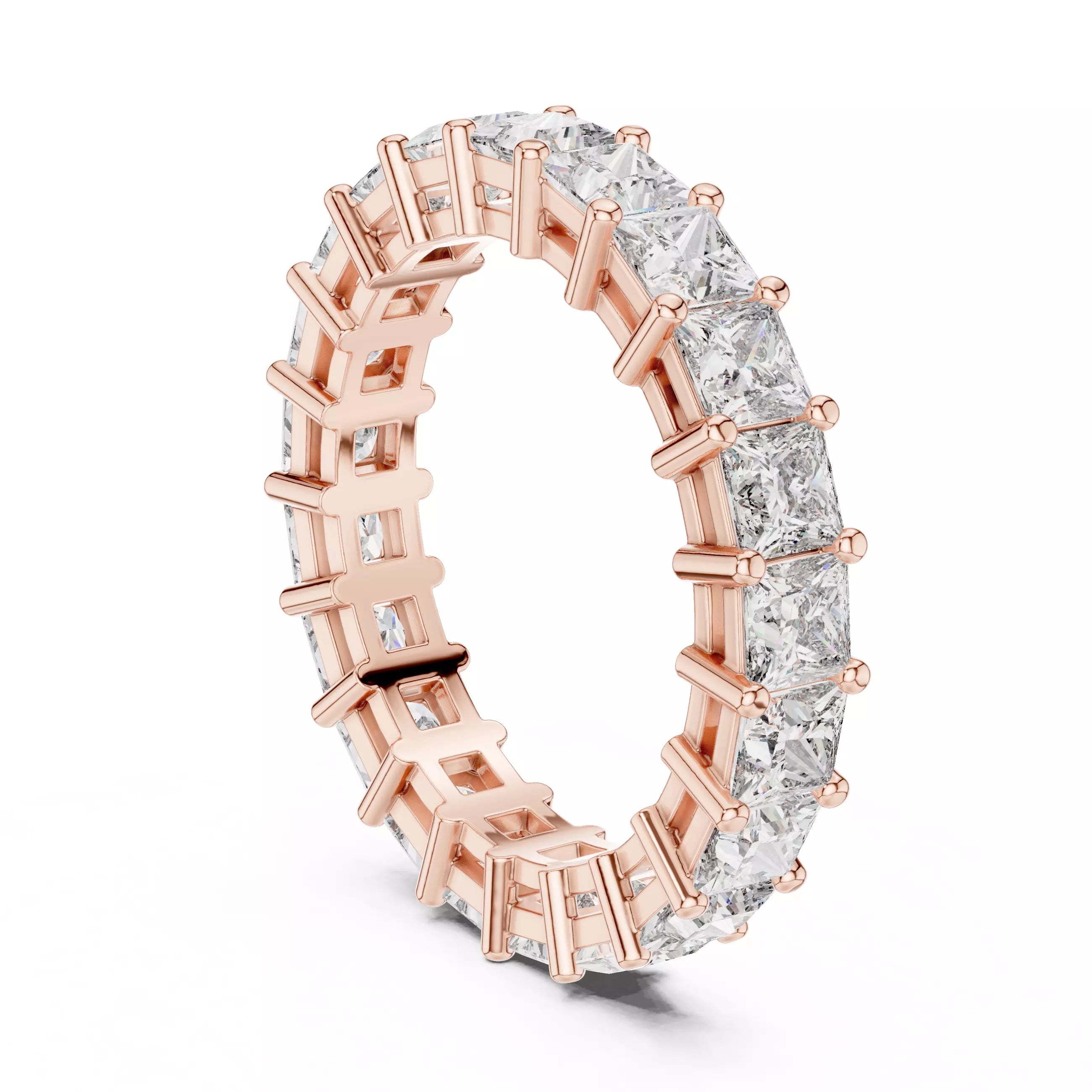 Princess Cut Diamond Eternity Band