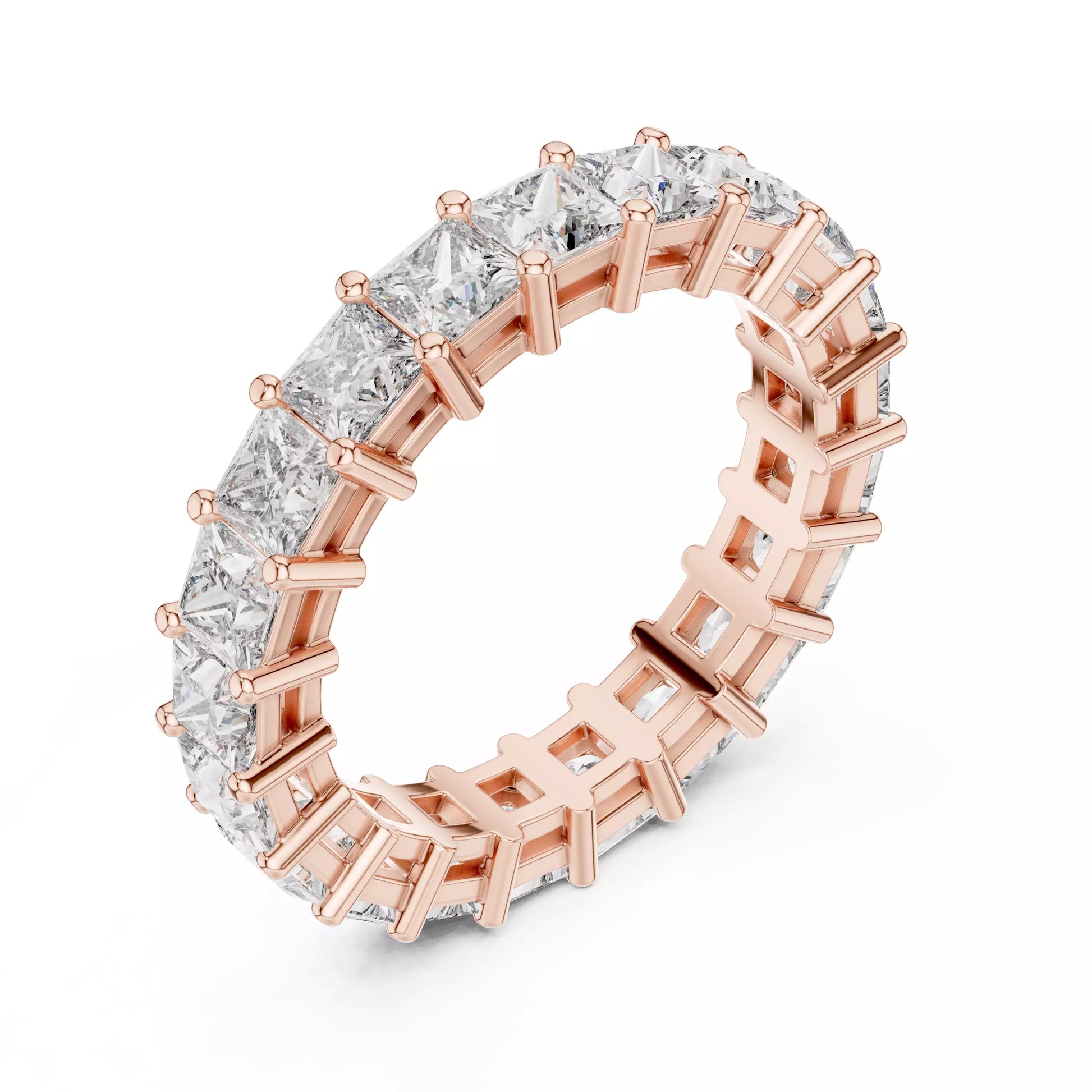 Princess Cut Diamond Eternity Band