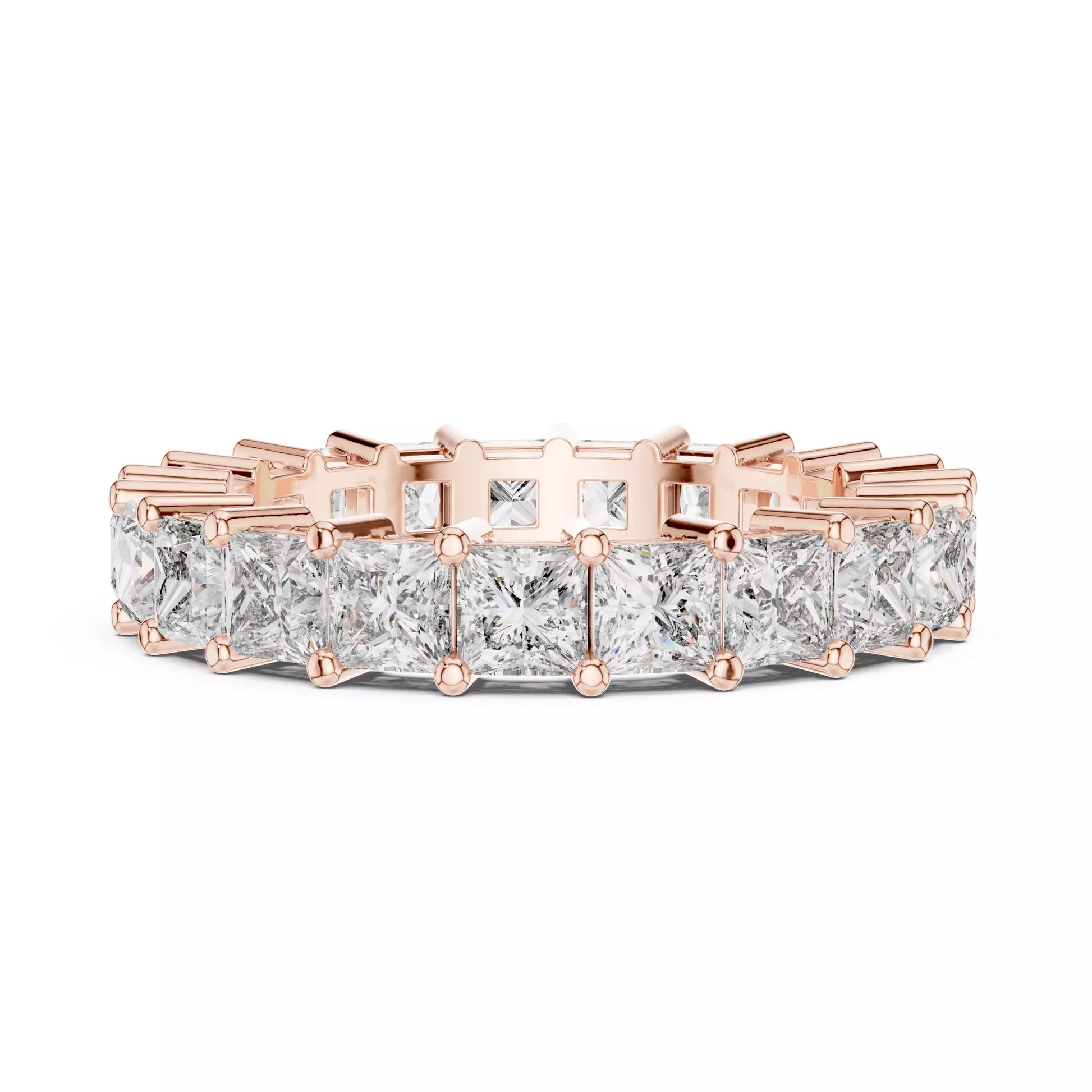 Princess Cut Diamond Eternity Band