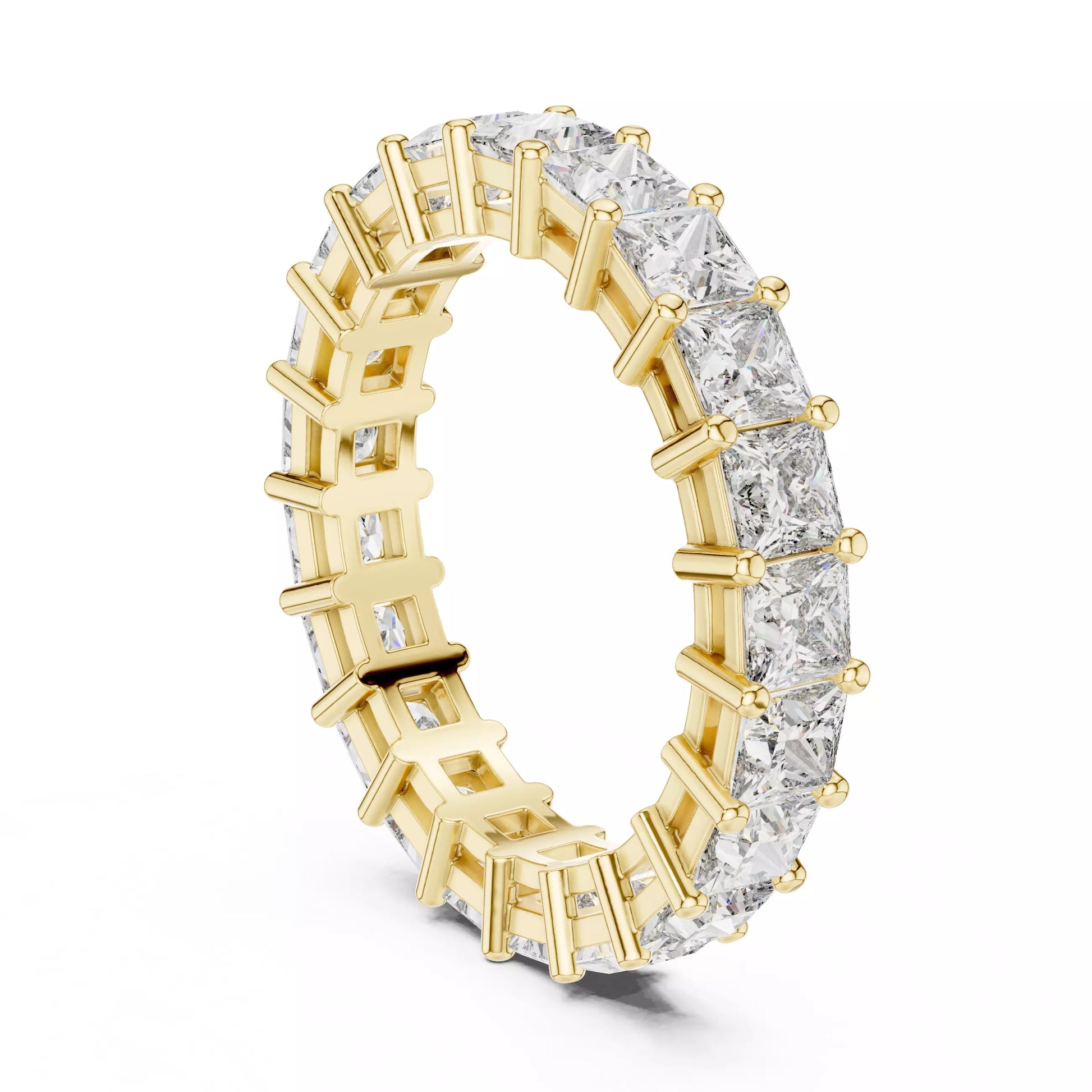 Princess Cut Diamond Eternity Band