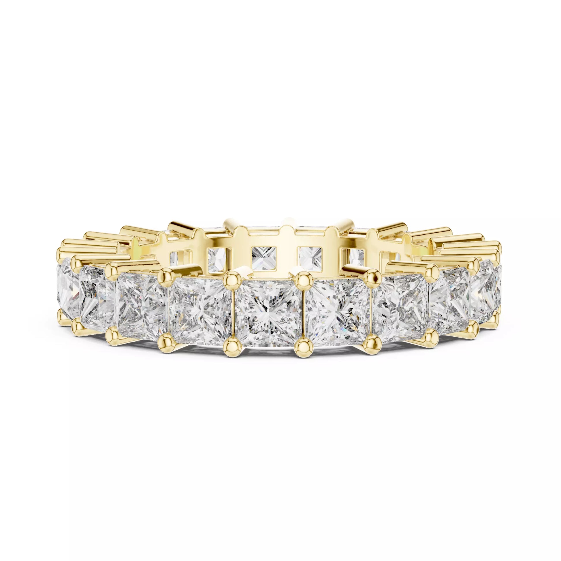 Princess Cut Diamond Eternity Band