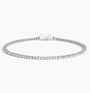 6.5 inch lab diamond tennis bracelet in 14K white gold from Delux Jewelry