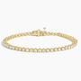 6.5 inch lab grown diamond tennis bracelet in 14K yellow gold from Delux Jewelry