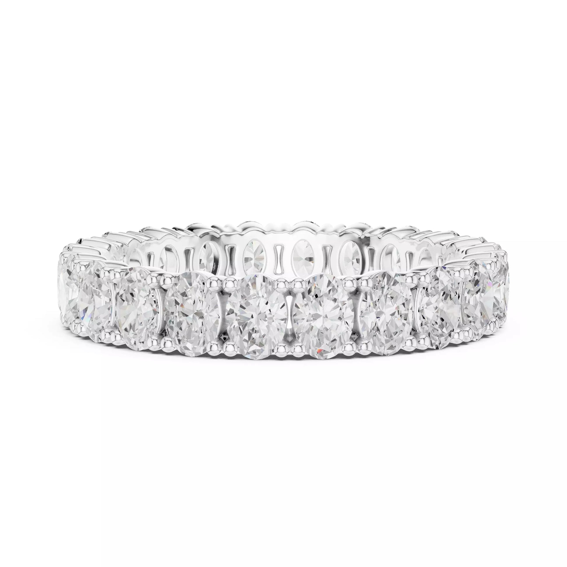 Oval Cut Full Eternity Band