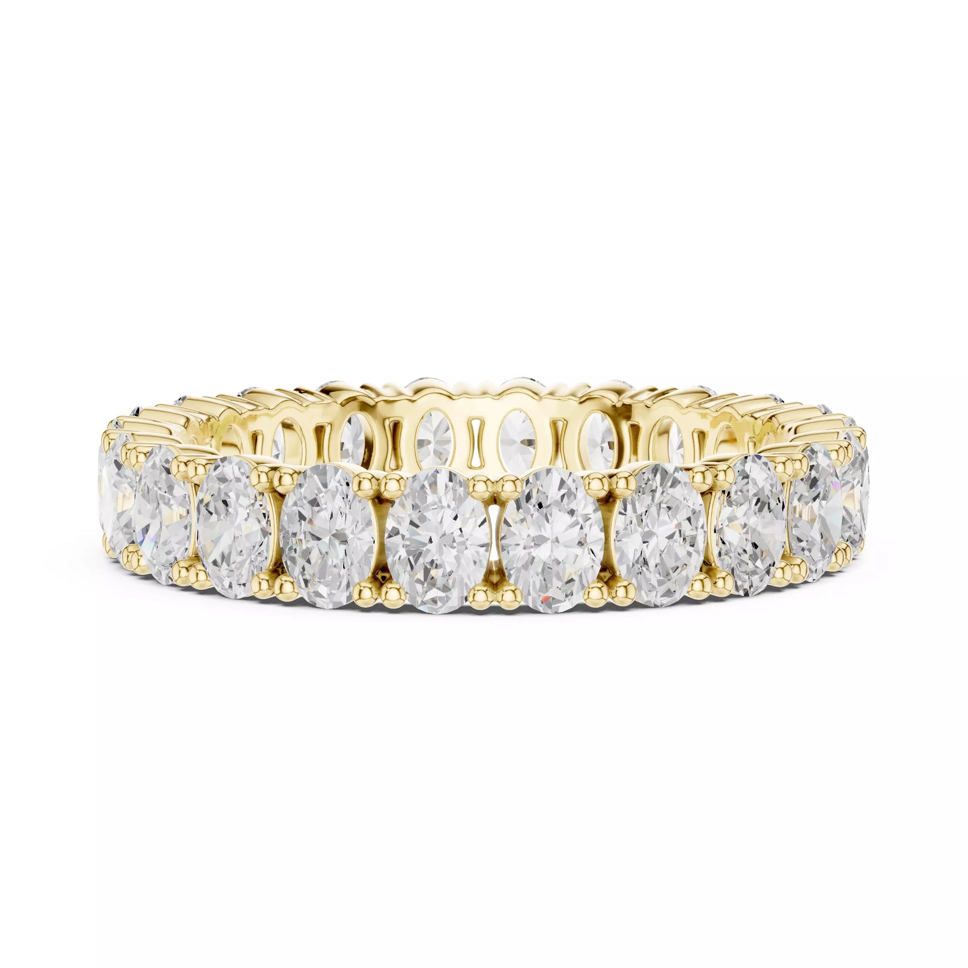 Oval Cut Full Eternity Band