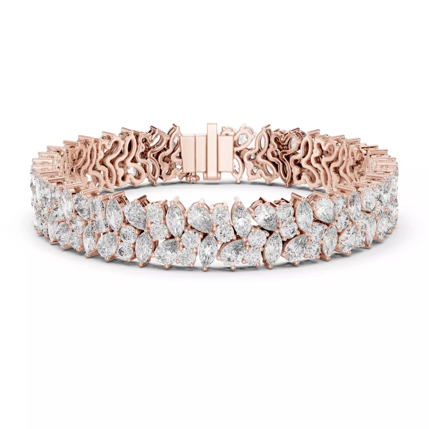Diamond Cluster Bracelet