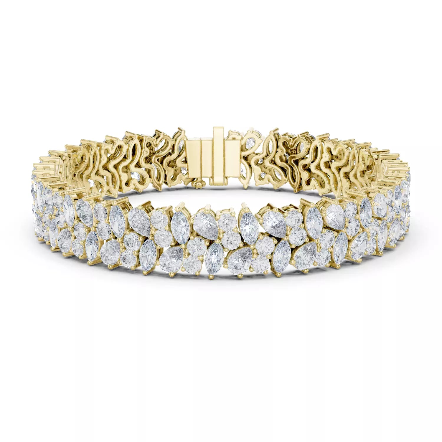 Diamond Cluster Bracelet