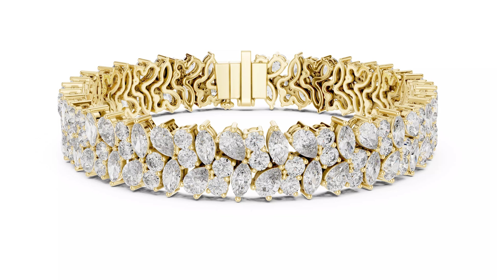 Diamond Cluster Bracelet