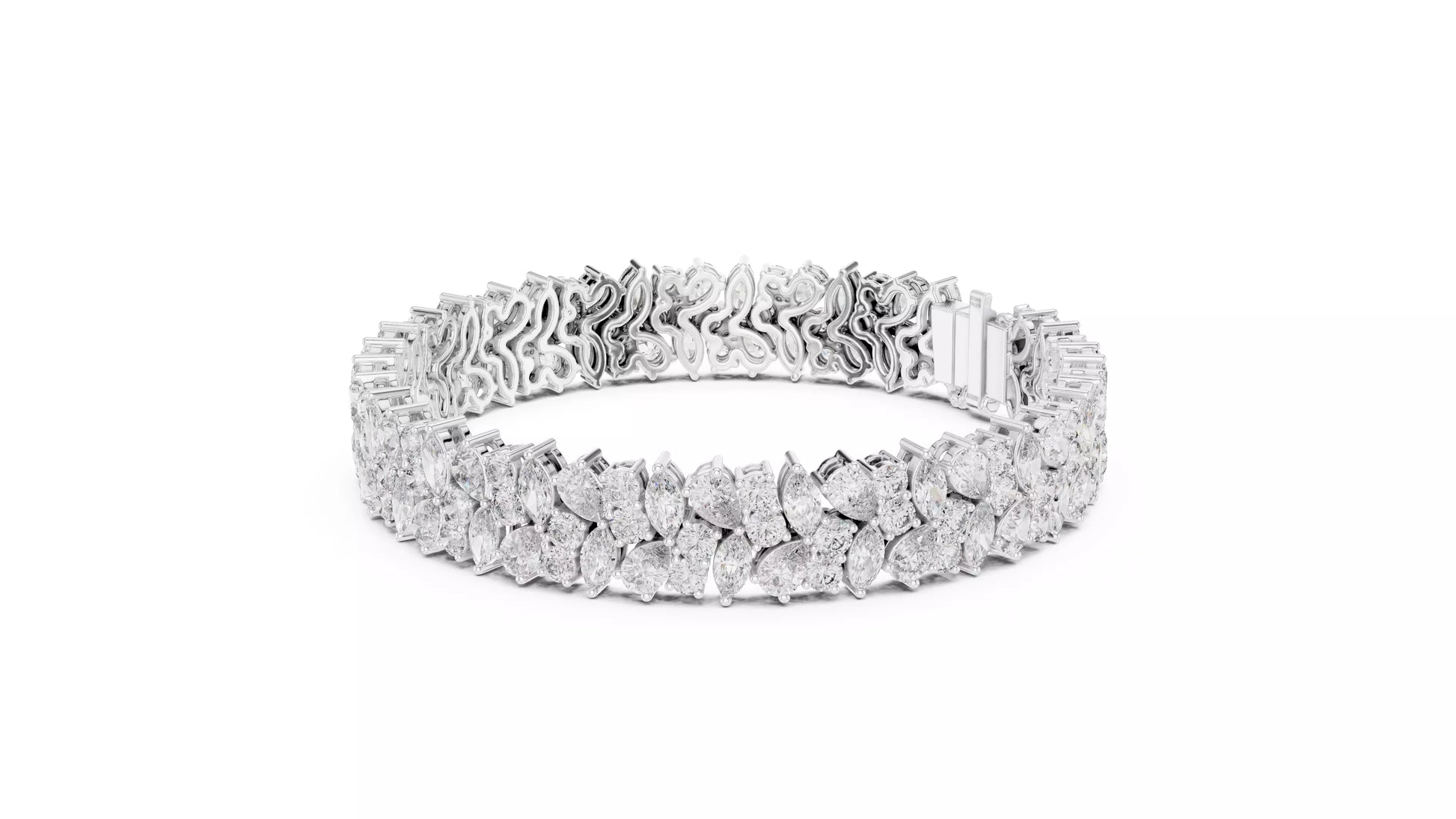 Diamond Cluster Bracelet