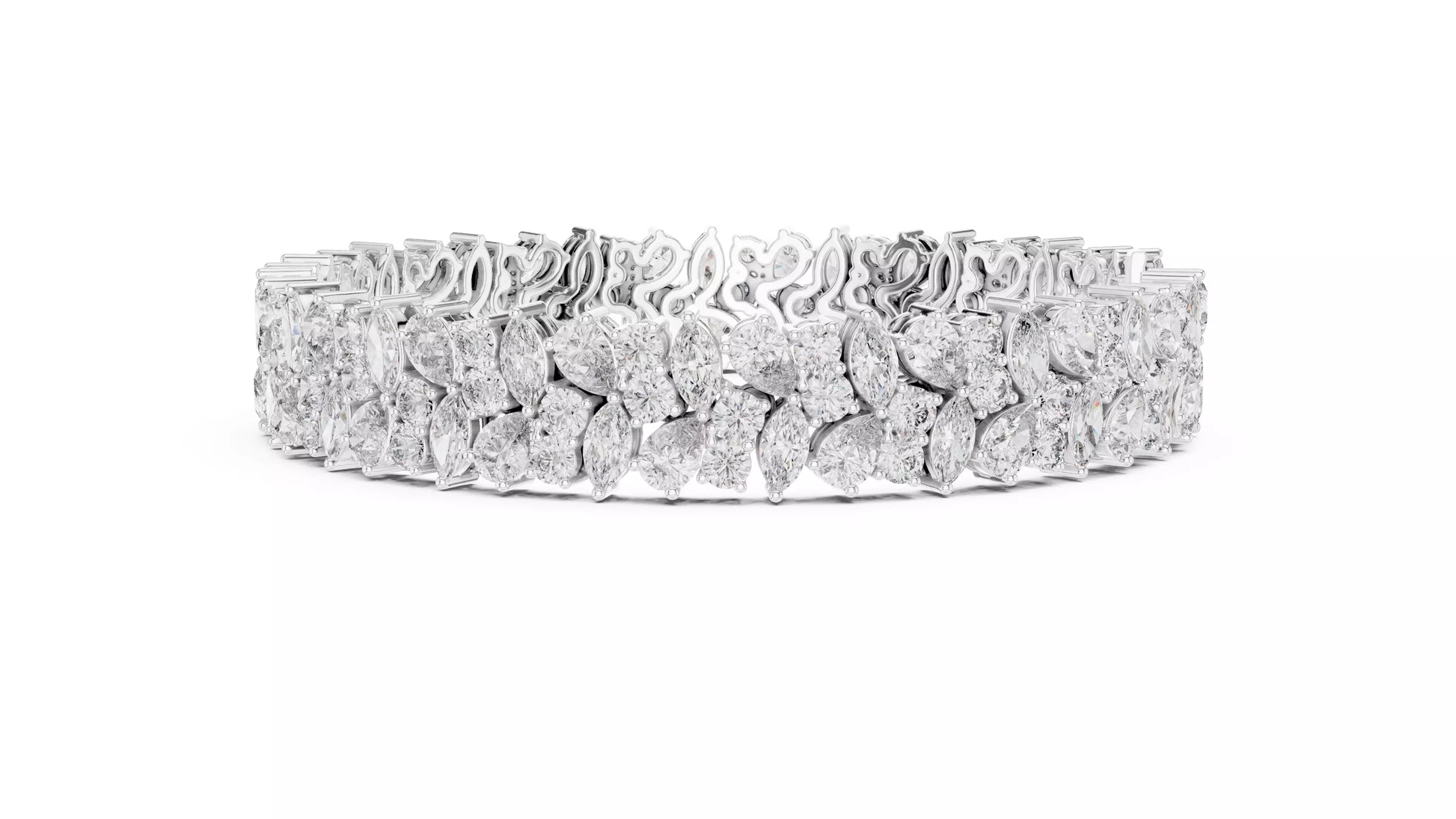 Diamond Cluster Bracelet