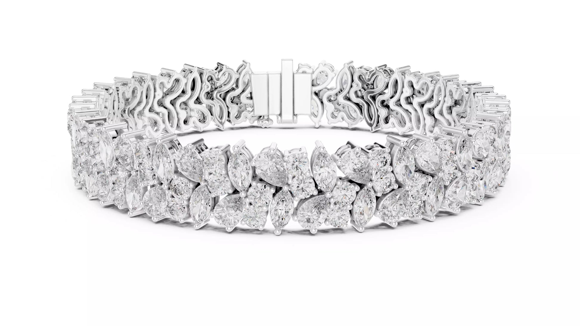 Diamond Cluster Bracelet