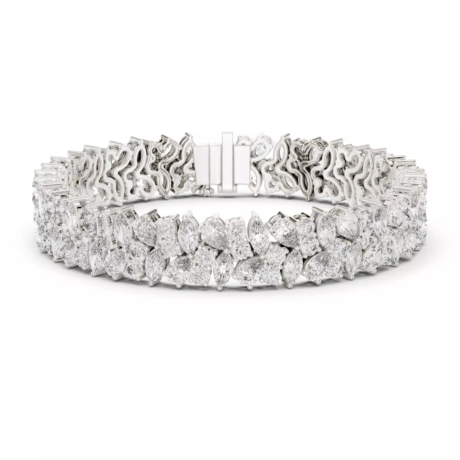 Diamond Cluster Bracelet