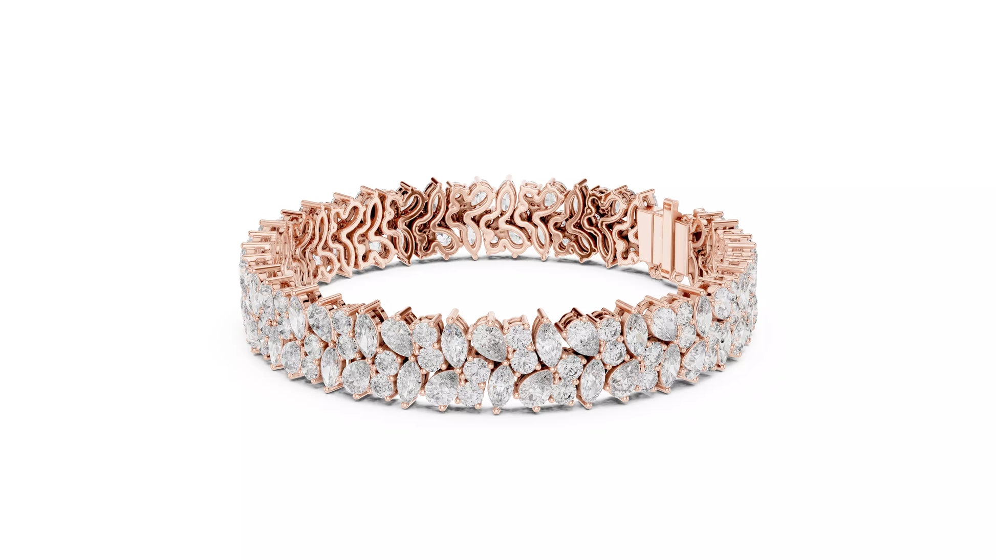 Diamond Cluster Bracelet
