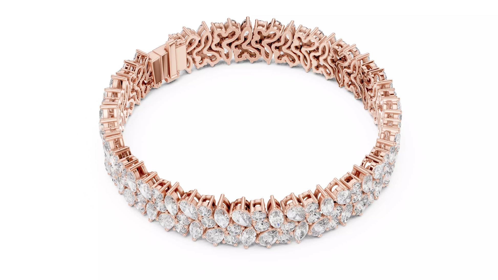 Diamond Cluster Bracelet