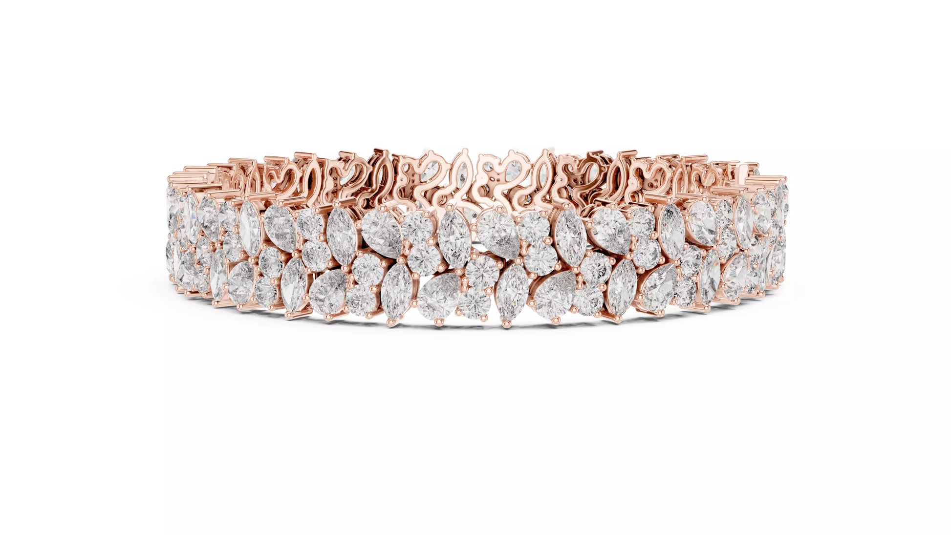 Diamond Cluster Bracelet