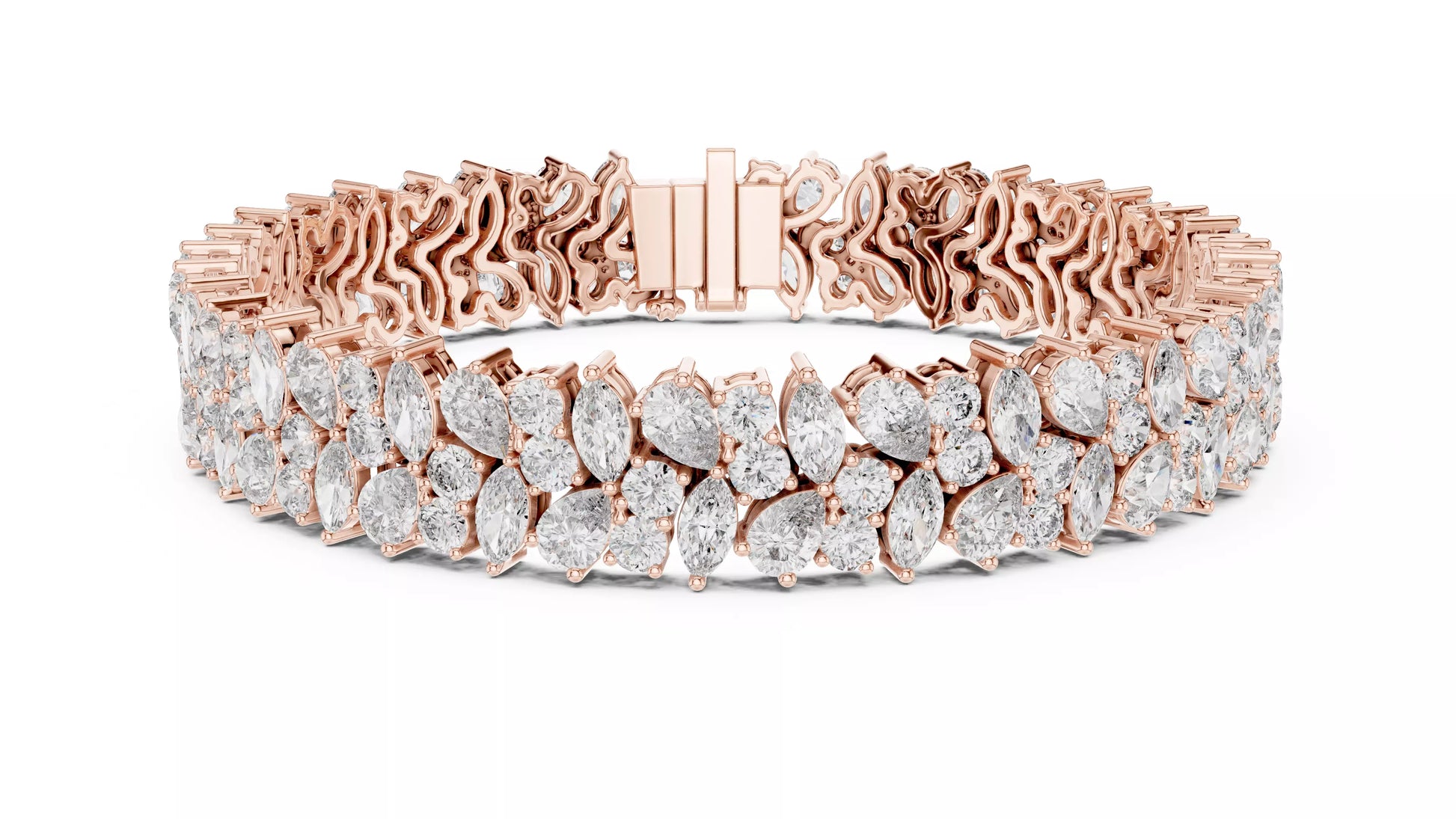 Diamond Cluster Bracelet