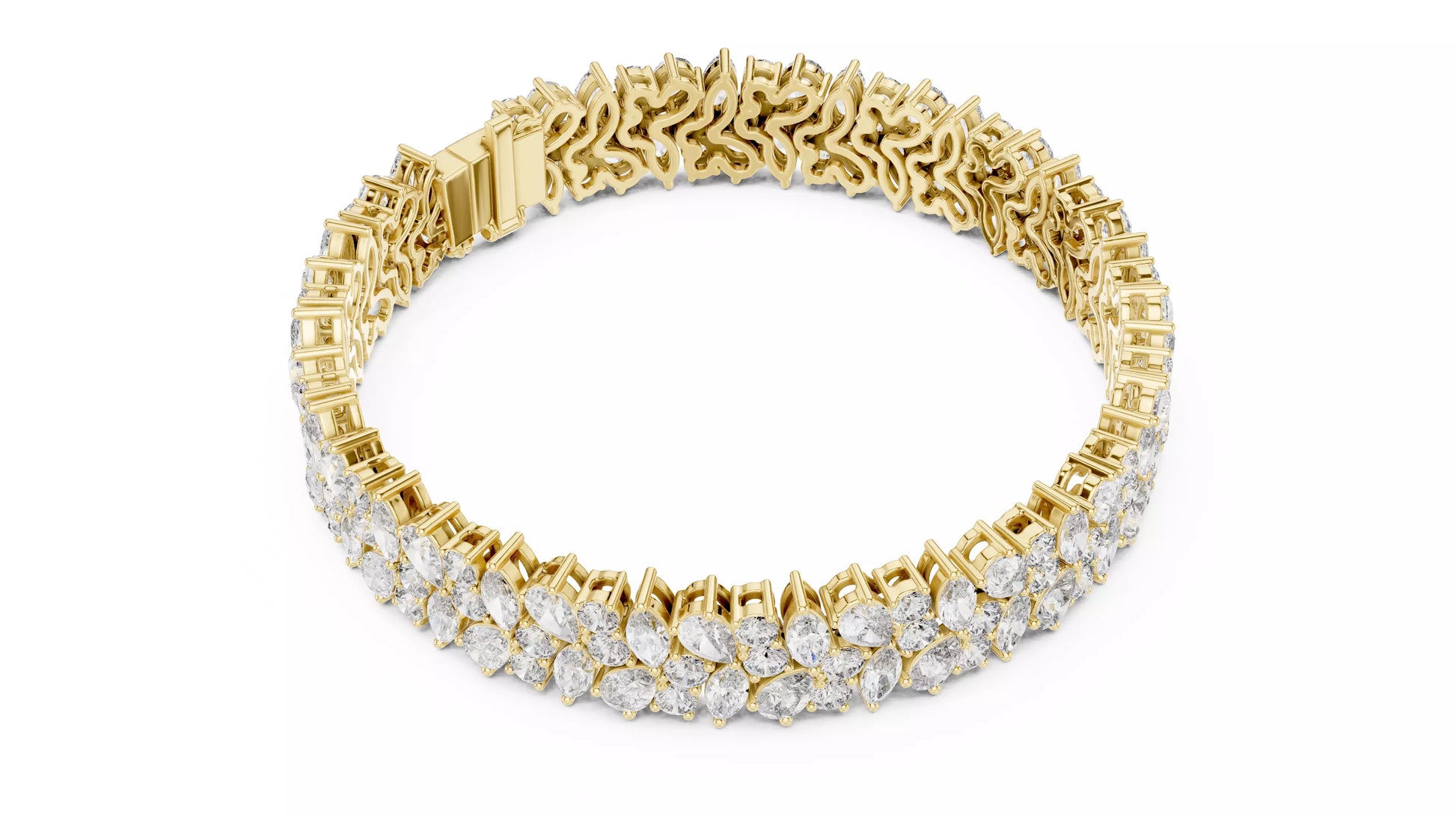 Diamond Cluster Bracelet