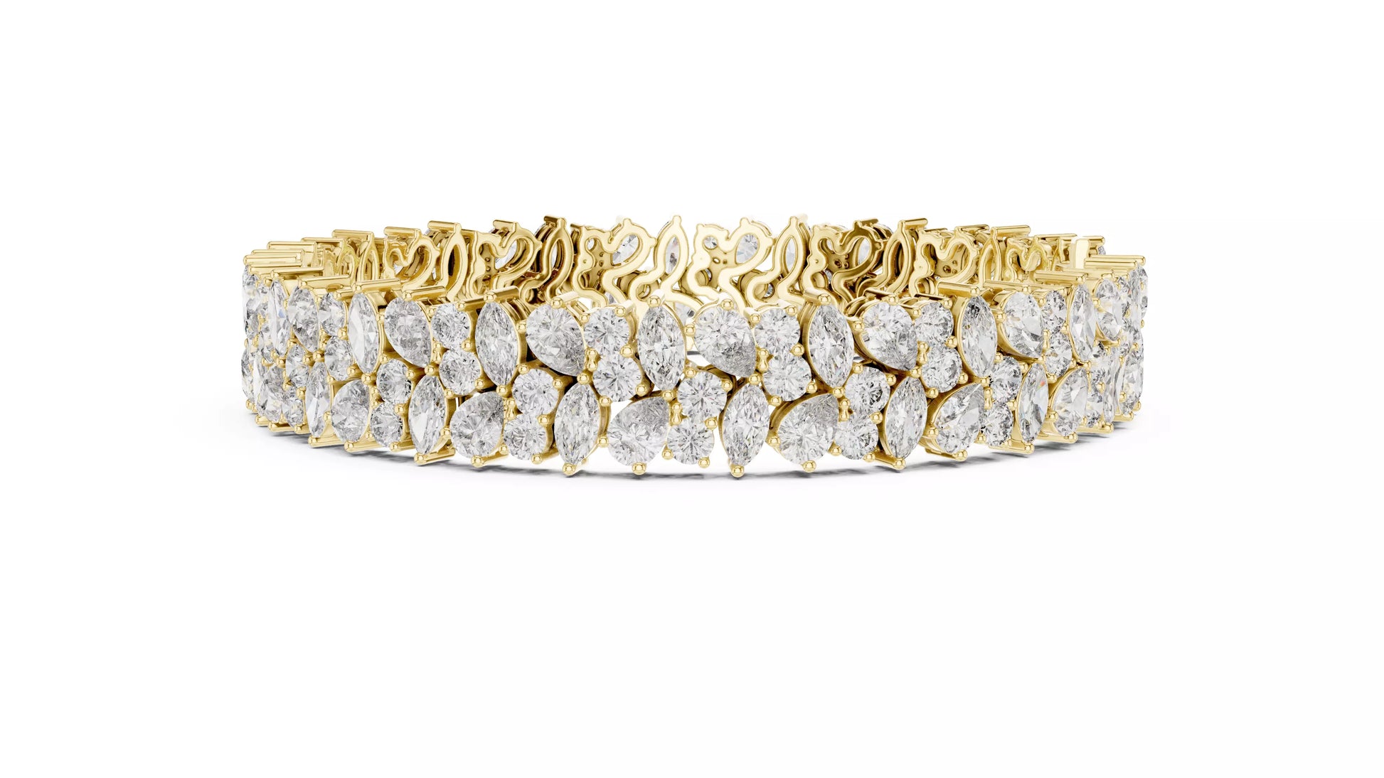 Diamond Cluster Bracelet
