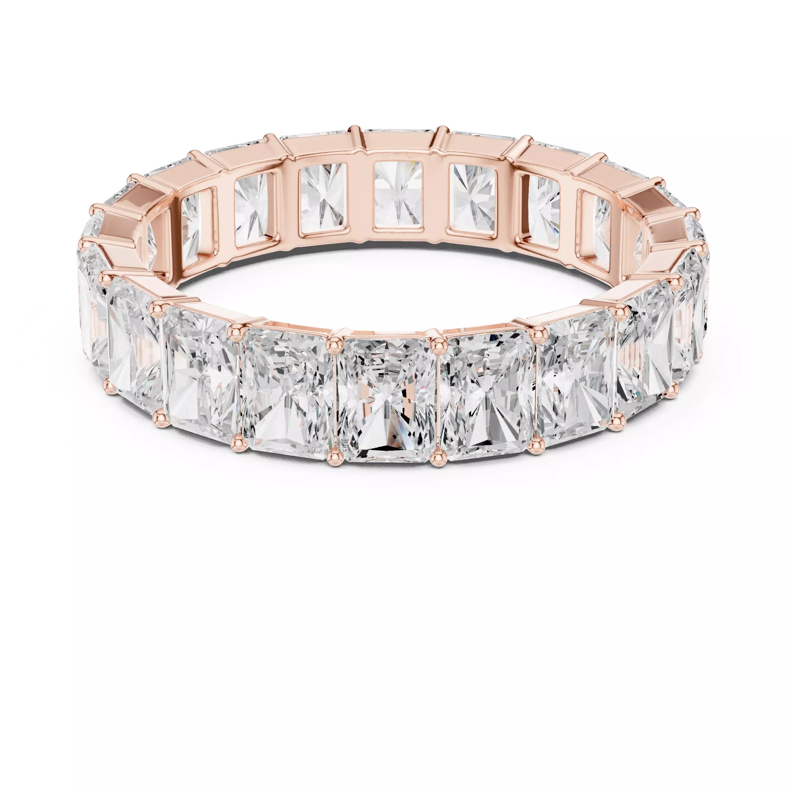 Radiant Cut Full Eternity Band