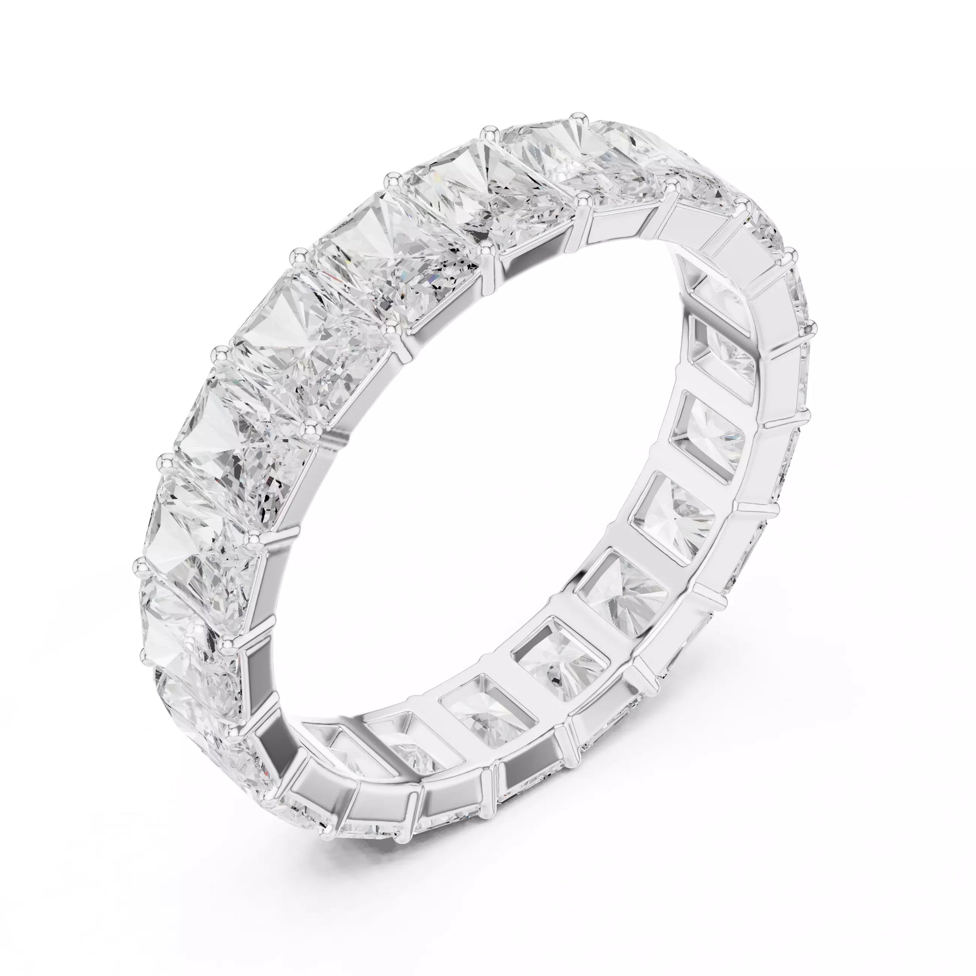 Radiant Cut Full Eternity Band