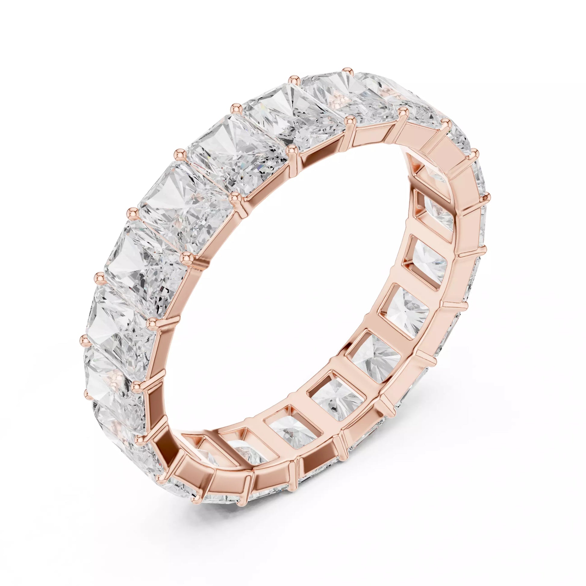 Radiant Cut Full Eternity Band