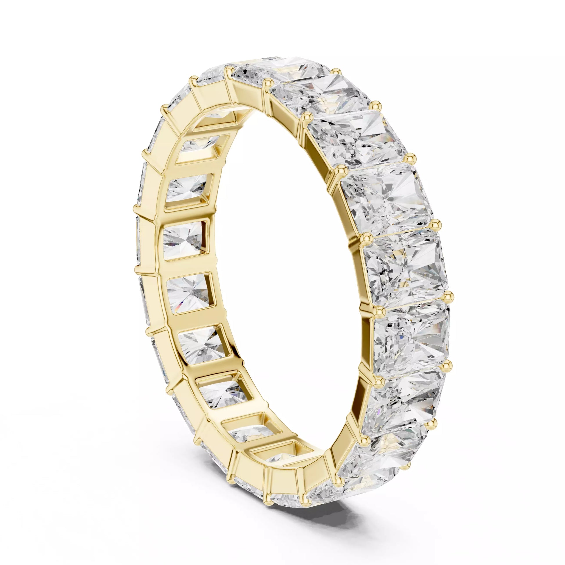 Radiant Cut Full Eternity Band