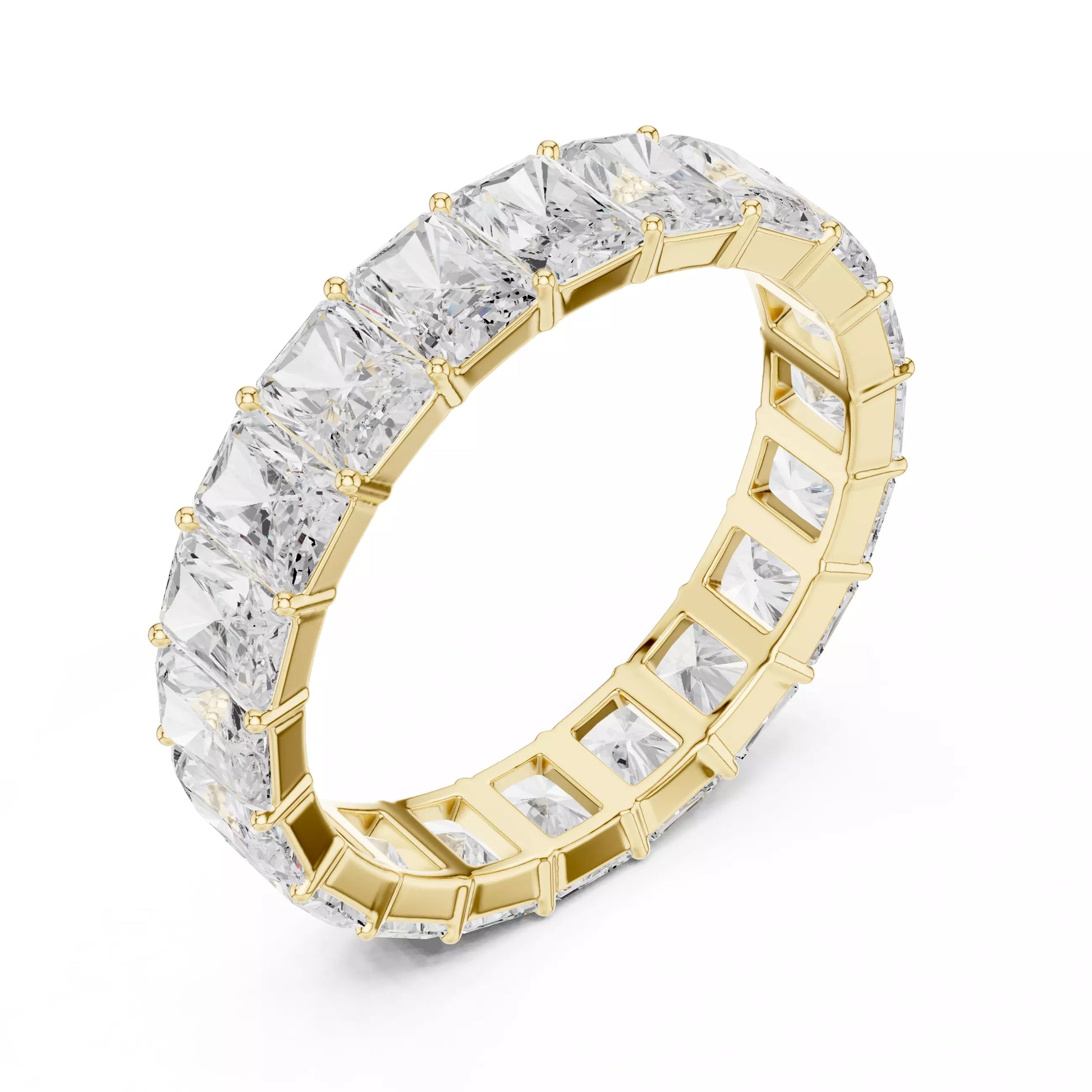 Radiant Cut Full Eternity Band