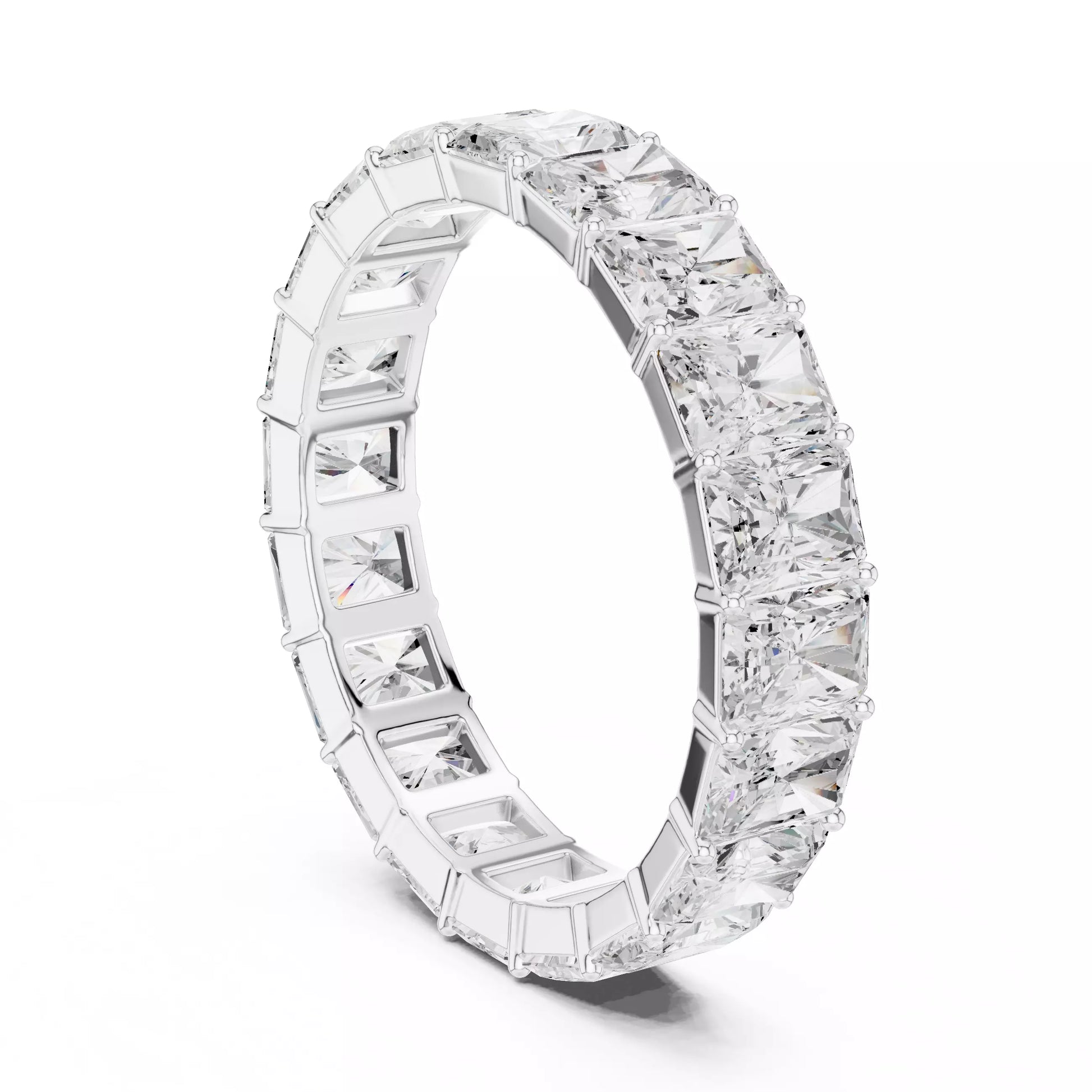 Radiant Cut Full Eternity Band