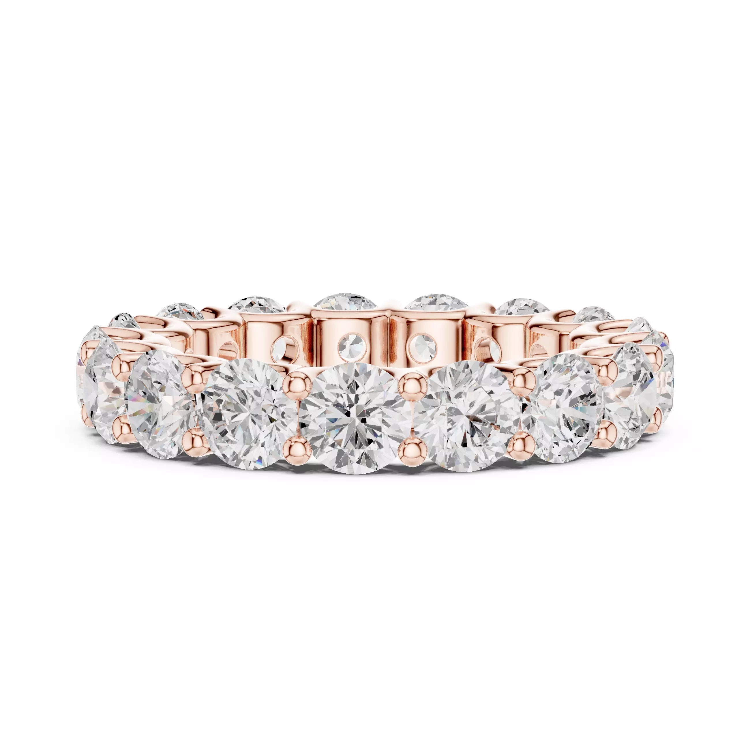 Round Brilliant Diamond Eternity Band