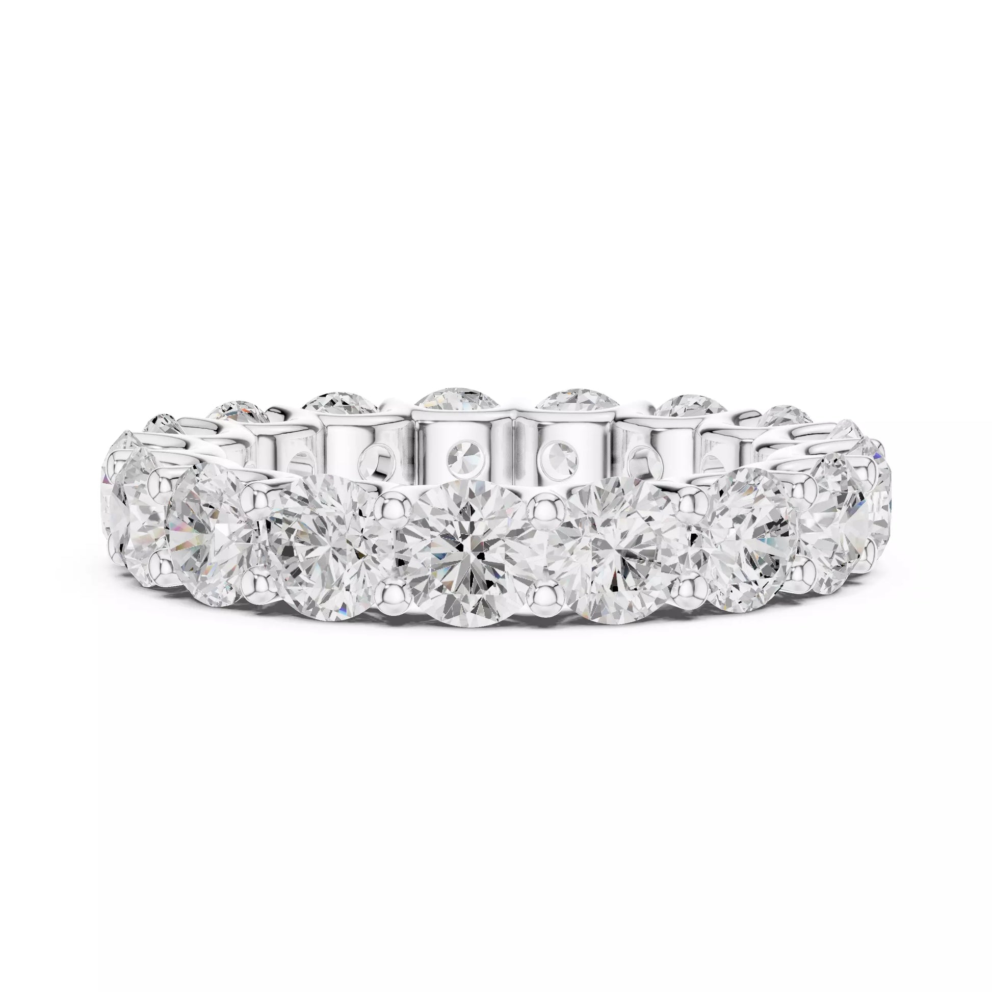 Round Brilliant Diamond Eternity Band