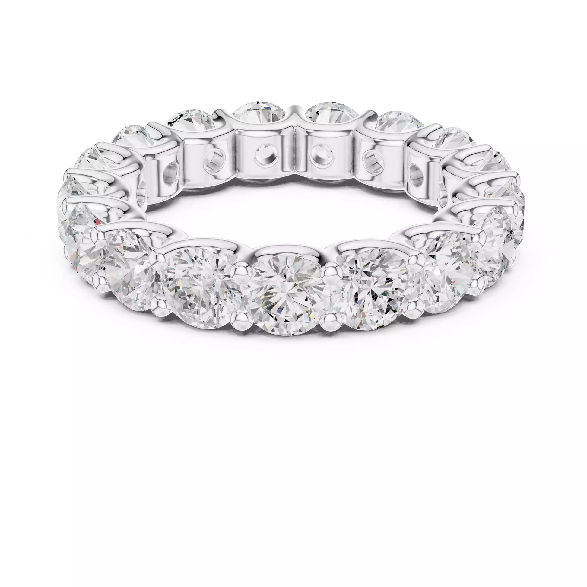 Round Brilliant Diamond Eternity Band
