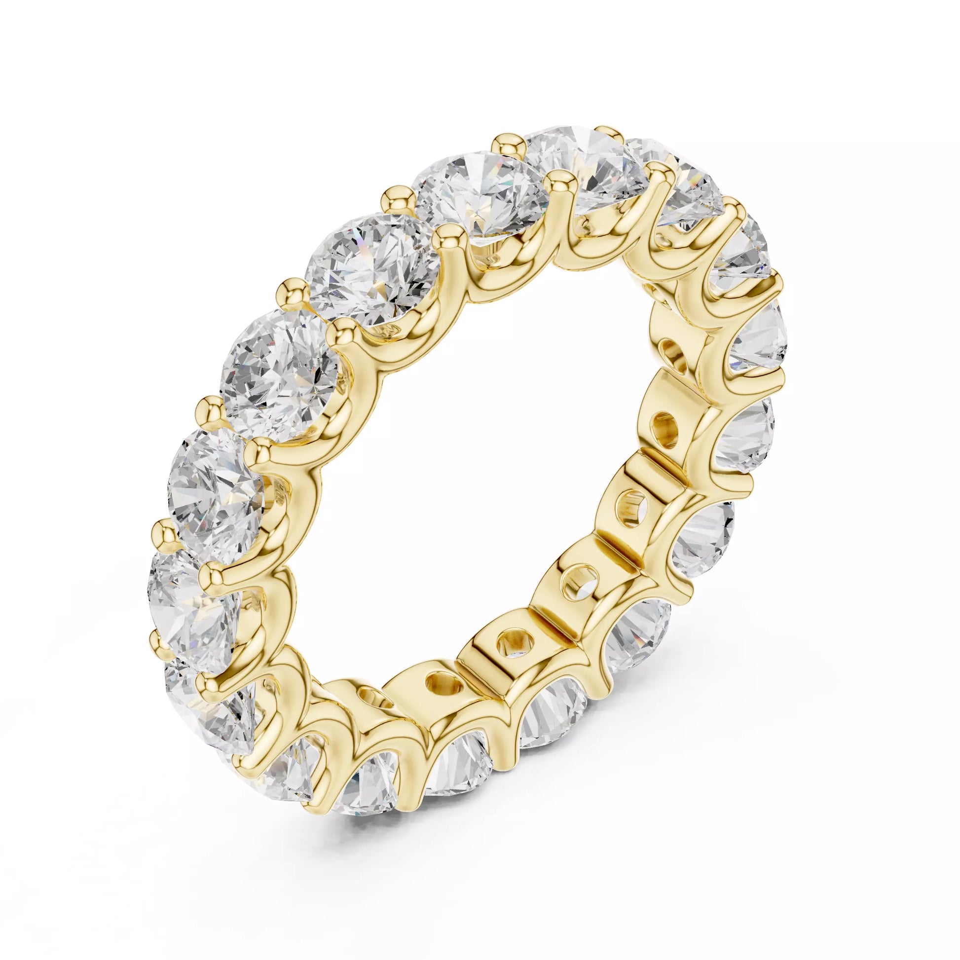 Round Brilliant Diamond Eternity Band
