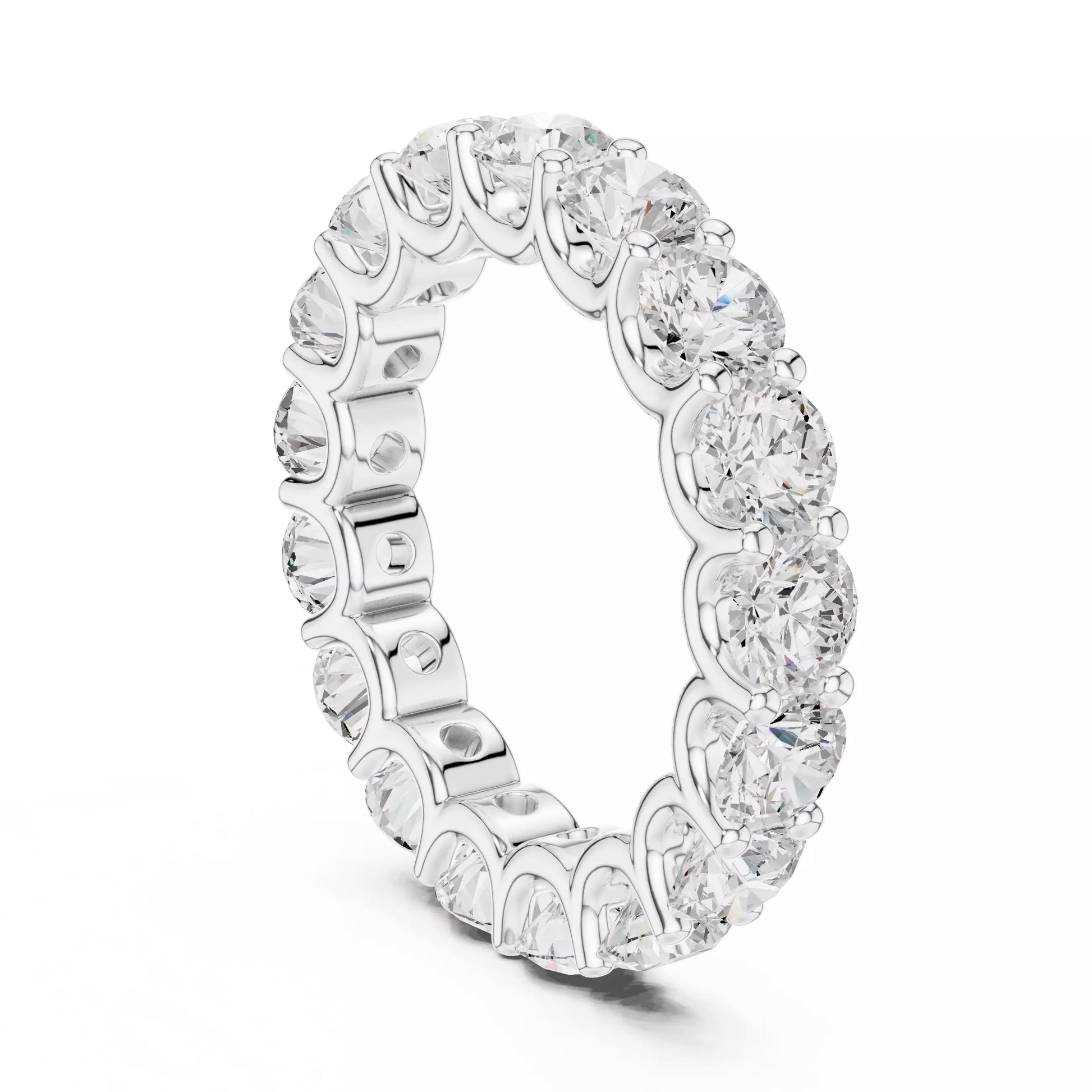 Round Brilliant Diamond Eternity Band