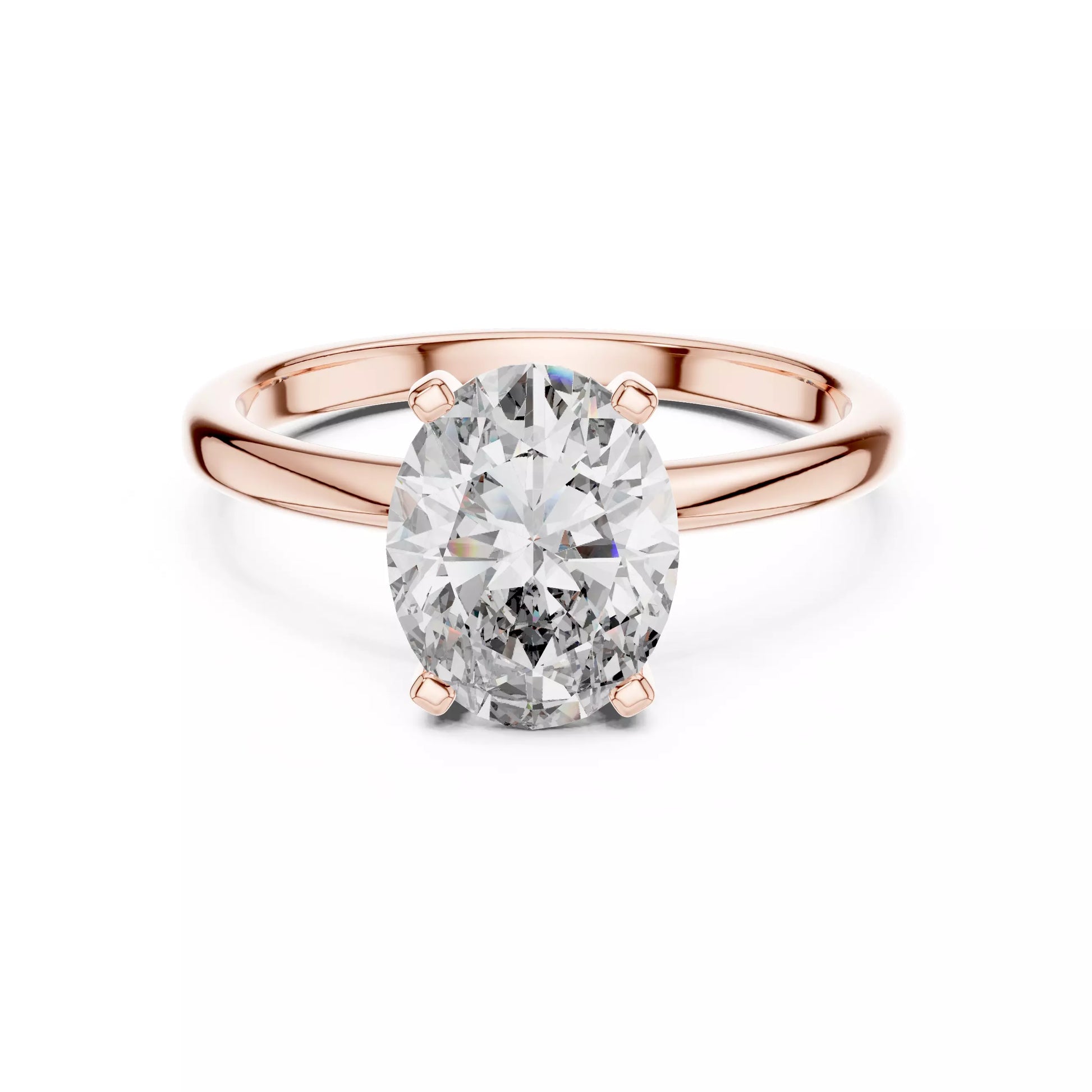 Oval Solitaire Engagement Ring