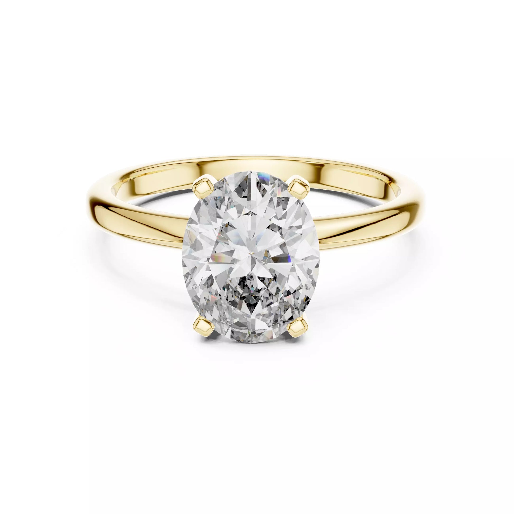 Oval Solitaire Engagement Ring
