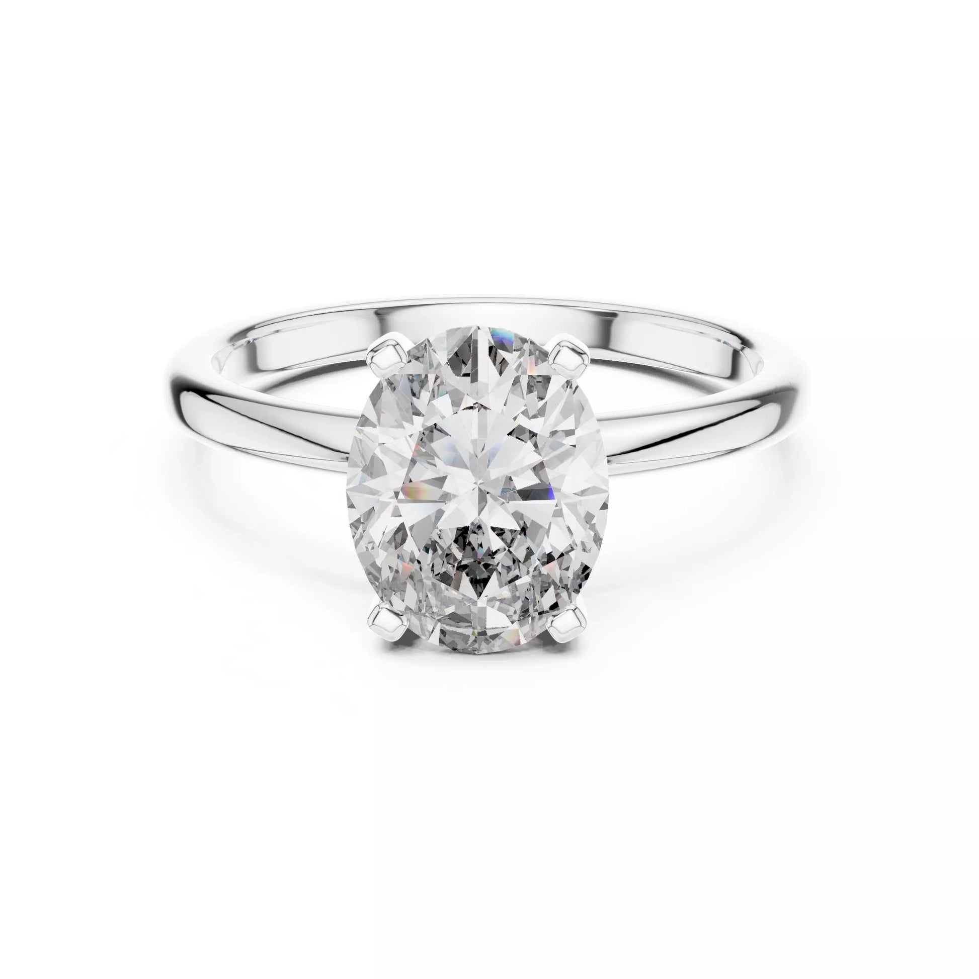 Oval Solitaire Engagement Ring