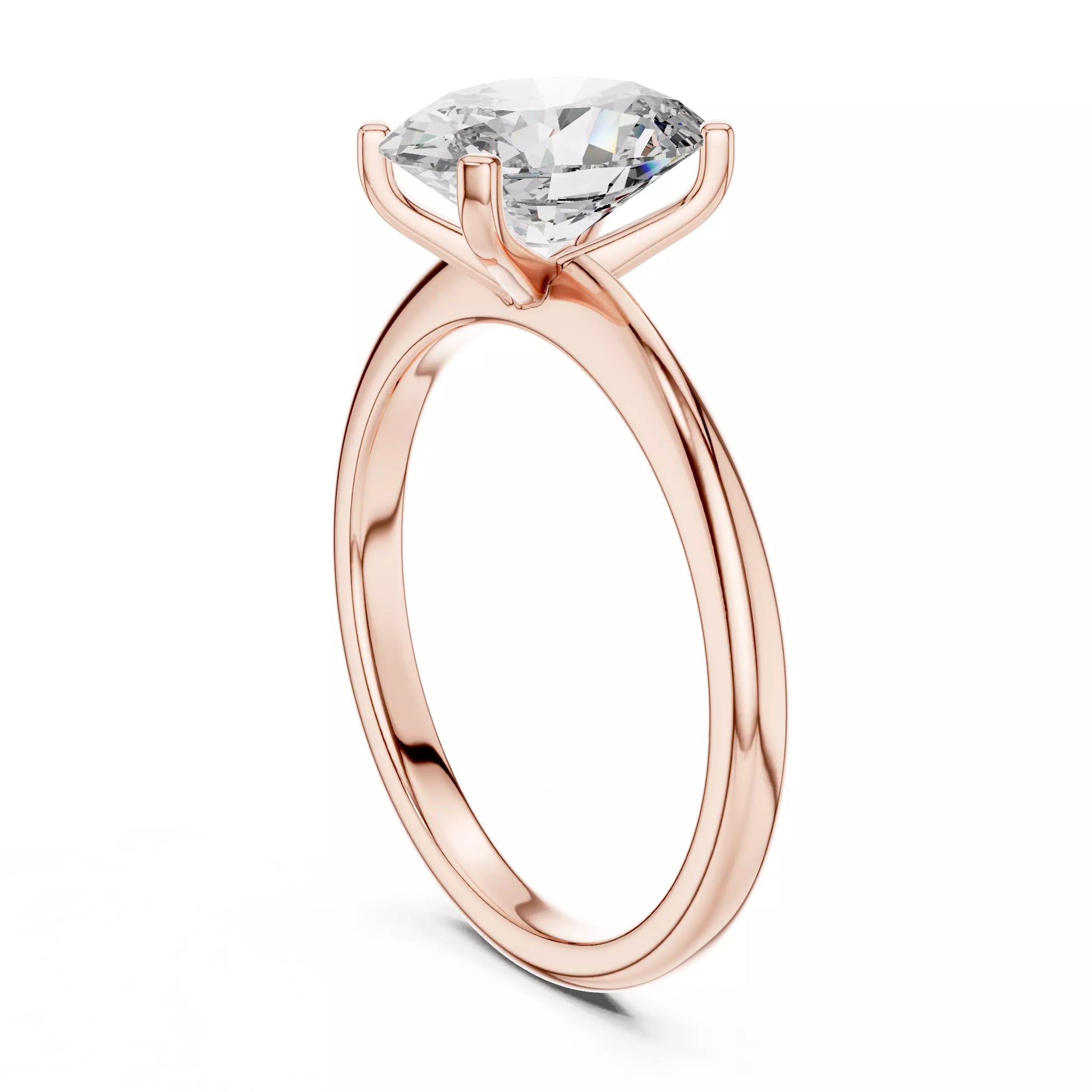 Oval Solitaire Engagement Ring