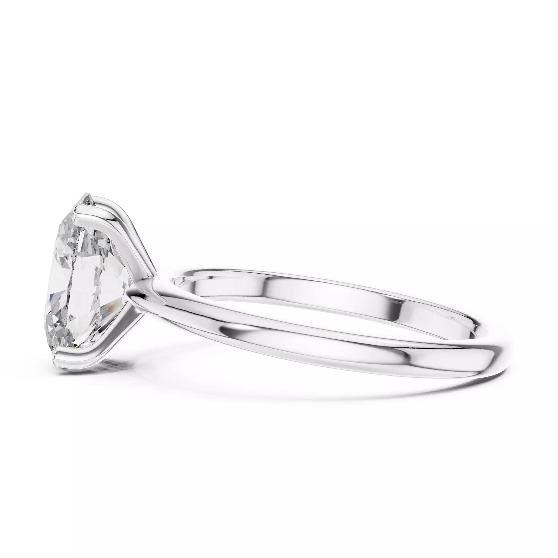 Oval Solitaire Engagement Ring
