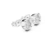 Cushion Bezel Stud Earrings