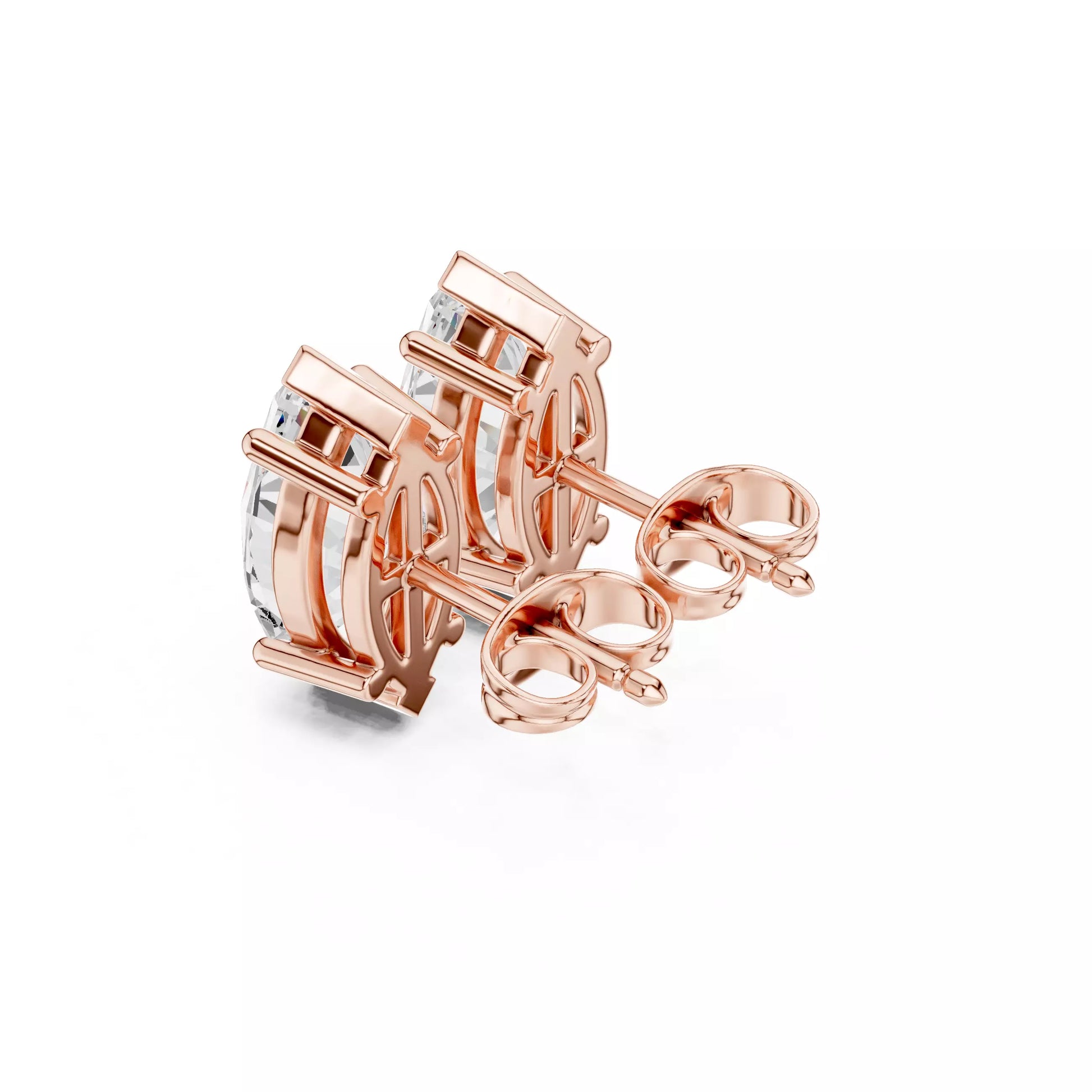 Marquise Diamond Stud Earrings