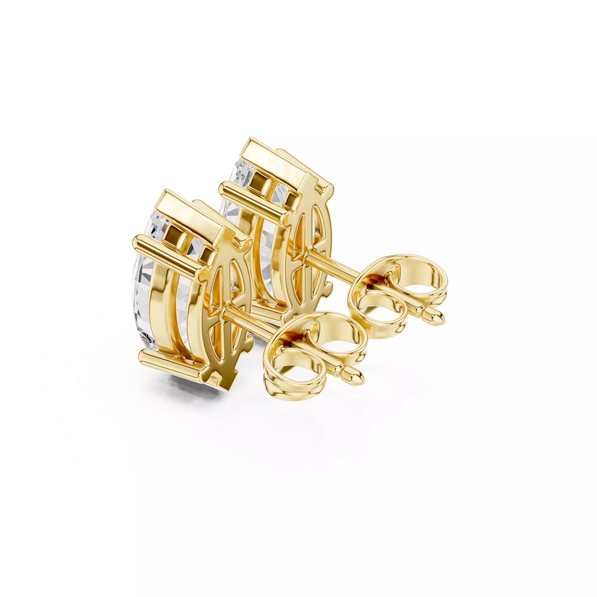 Marquise Diamond Stud Earrings