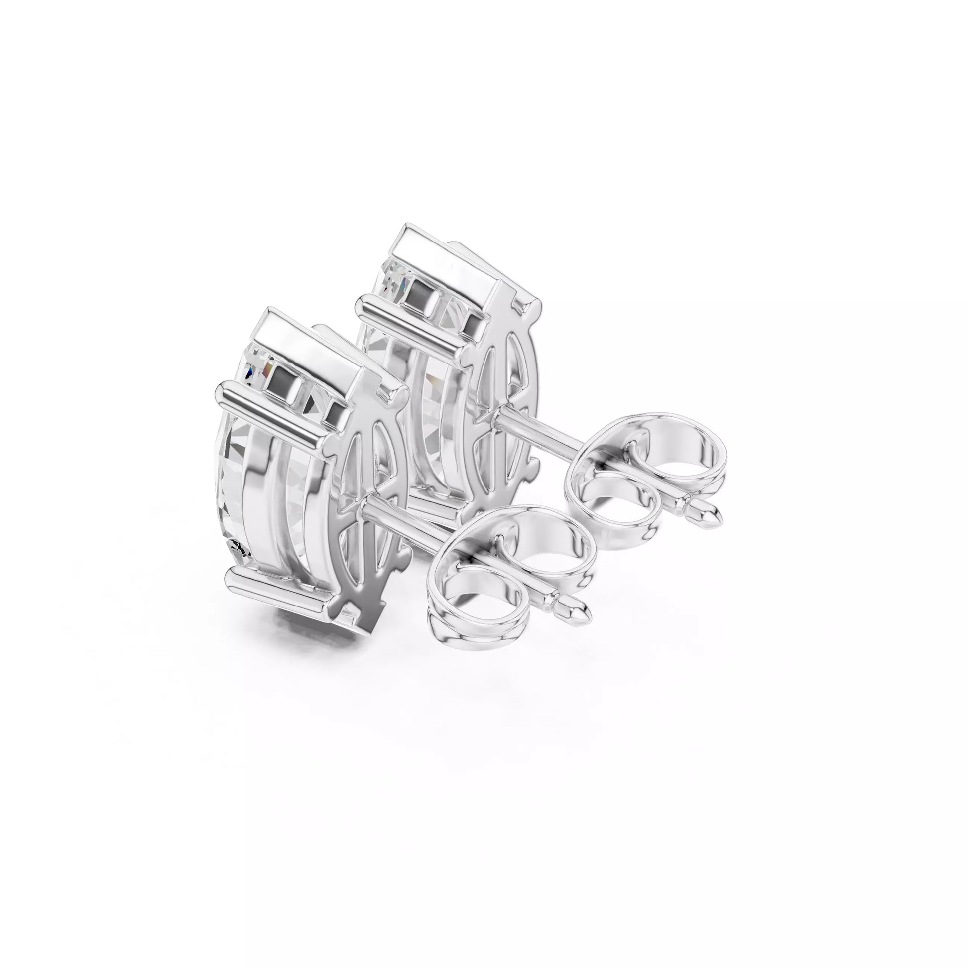Marquise Diamond Stud Earrings