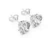 Eight-Prong Round Diamond Stud Earrings